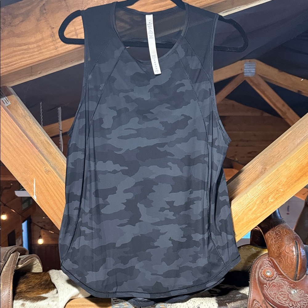 Lululemon Black Camo Women's Tank Top